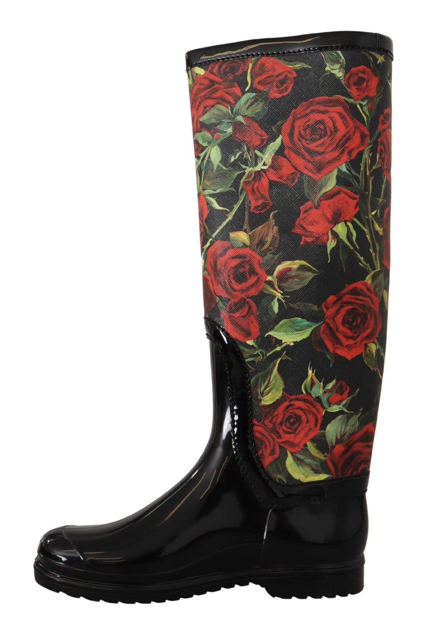 Elegant Floral Rain Boots - Chic All-Weather Footwear