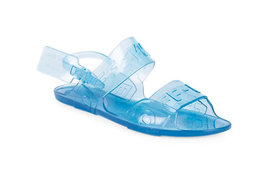 Blue Polivinyl Women Sandal