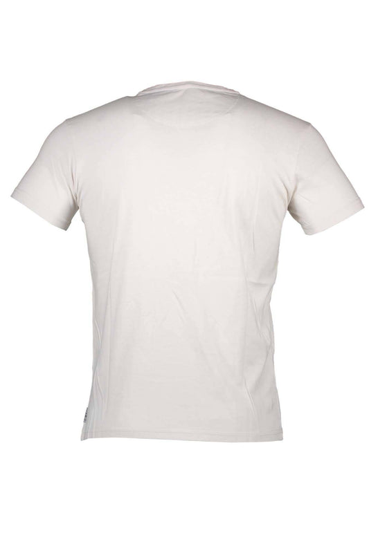 White Cotton Men T-Shirt