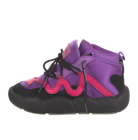 Purple Polyester Women Sneaker