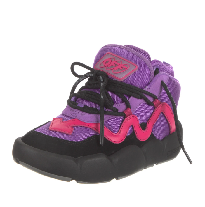 Purple Polyester Women Sneaker