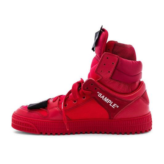 Red Calfskin Women Sneaker