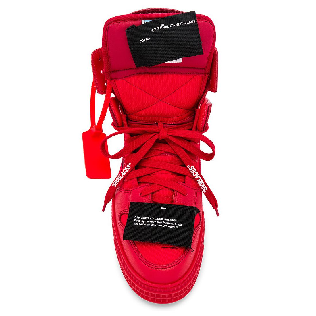 Red Calfskin Women Sneaker