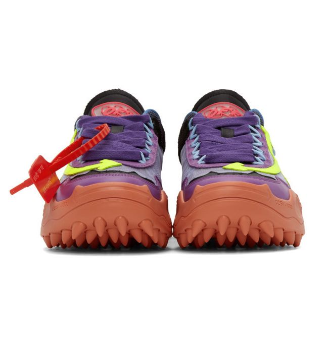 Purple Polyester Men Sneaker
