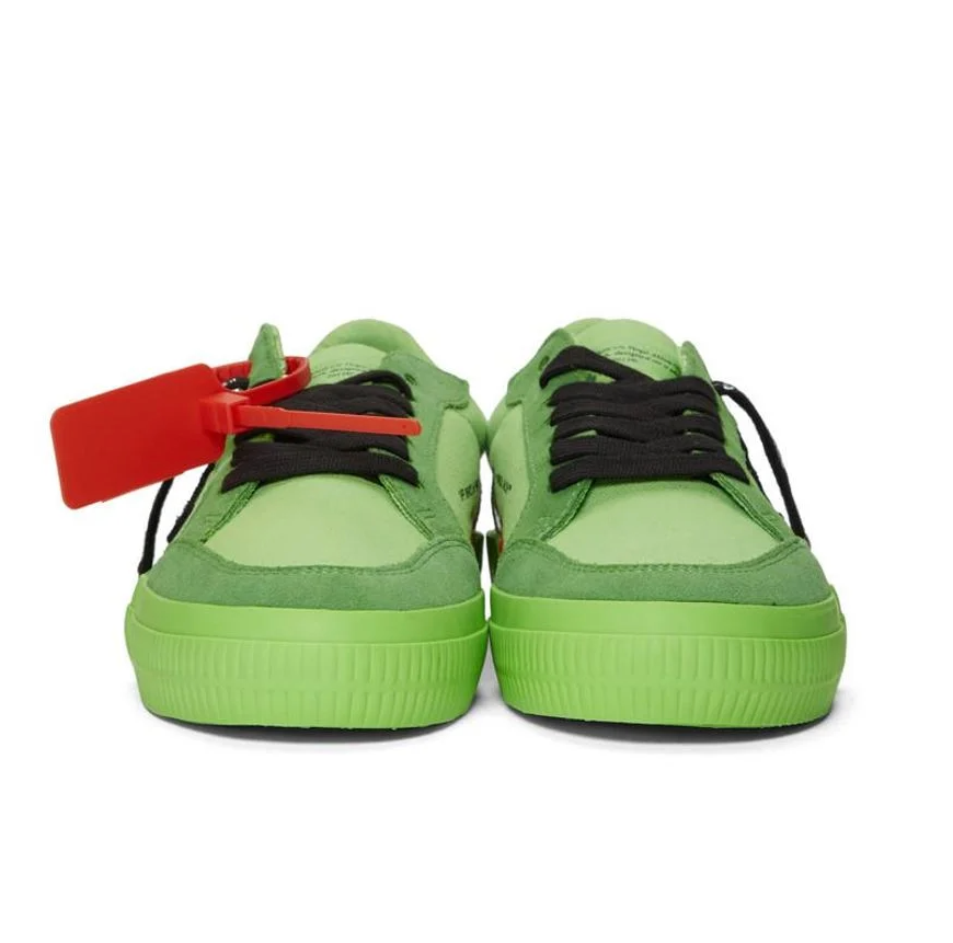 Green Linen Men Sneaker