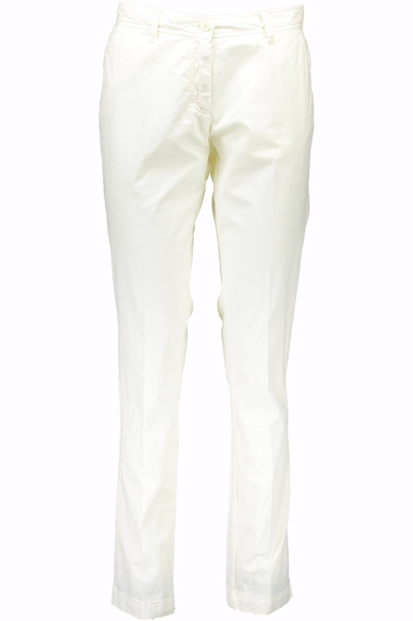 White Cotton Women Pant