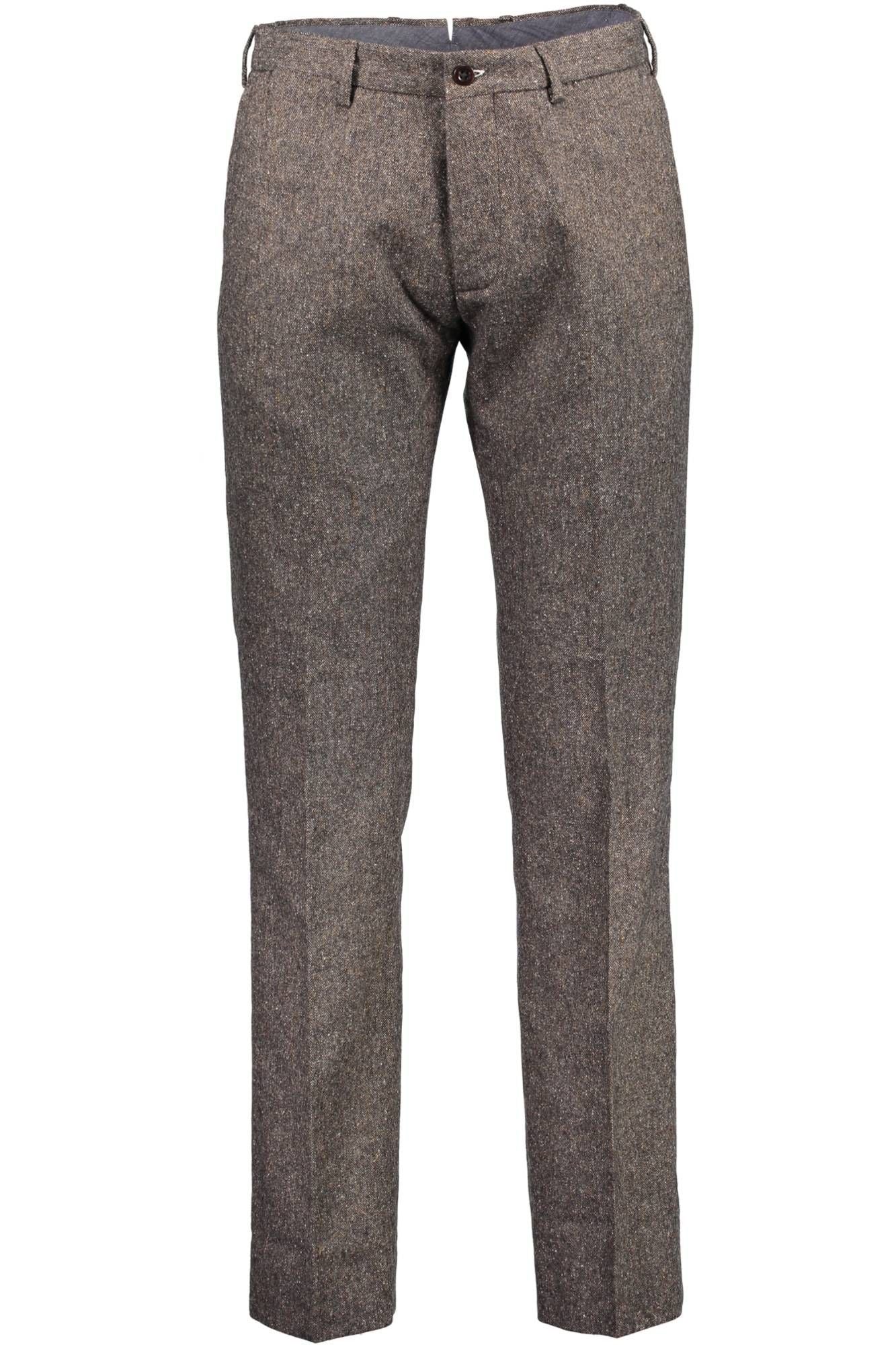 Brown Silk Men Pant