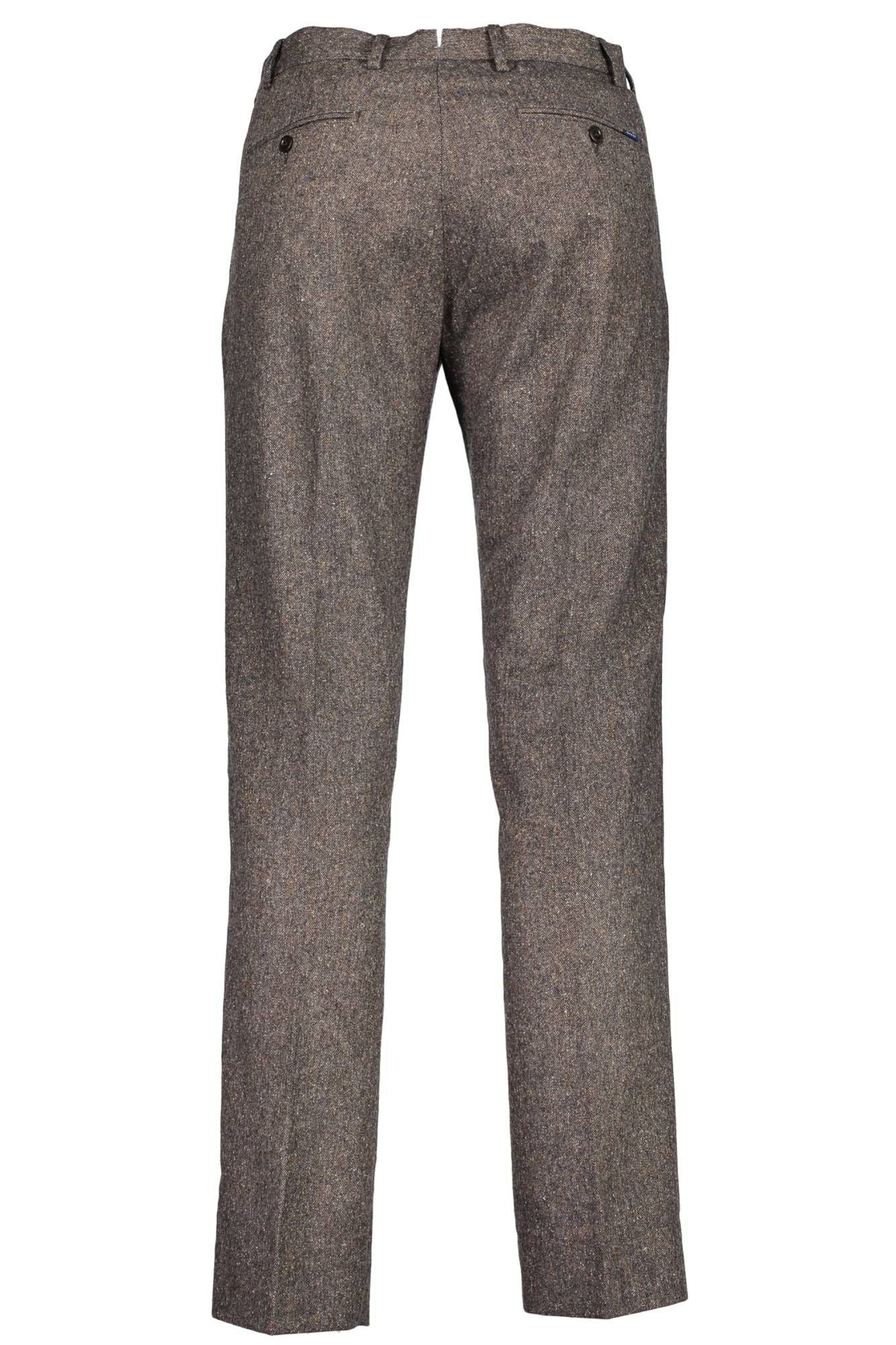 Brown Silk Men Pant