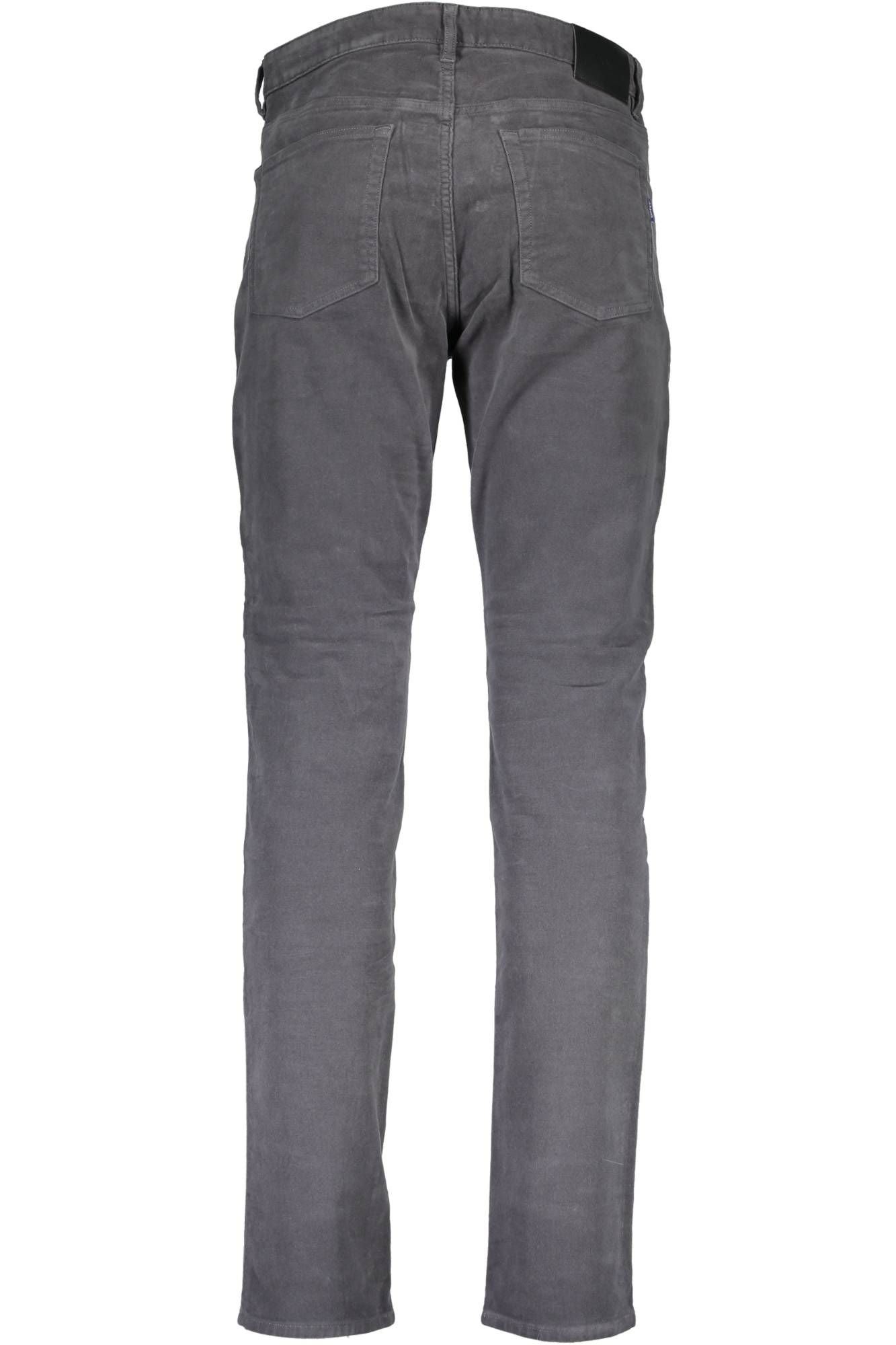 Gray Cotton Men Trouser
