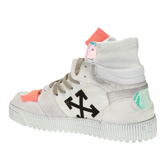 White Calfskin Men Sneaker