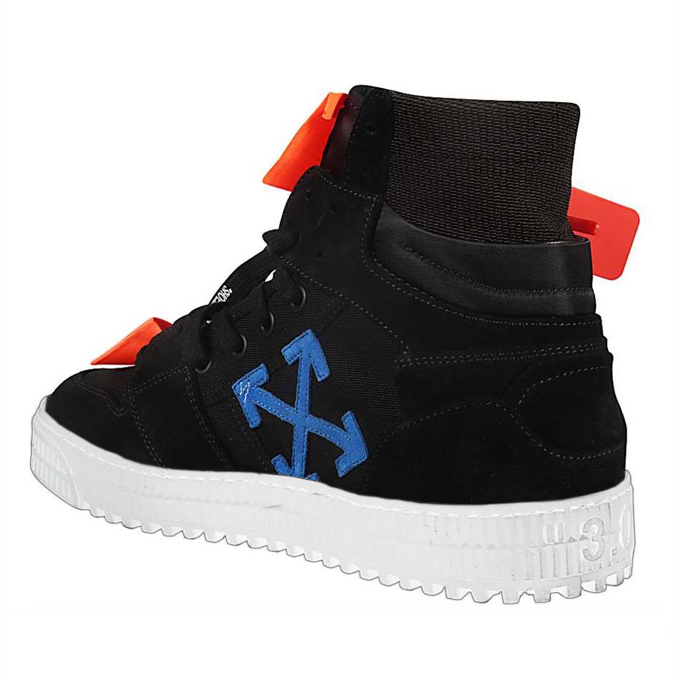 Black Polyester Men Sneaker