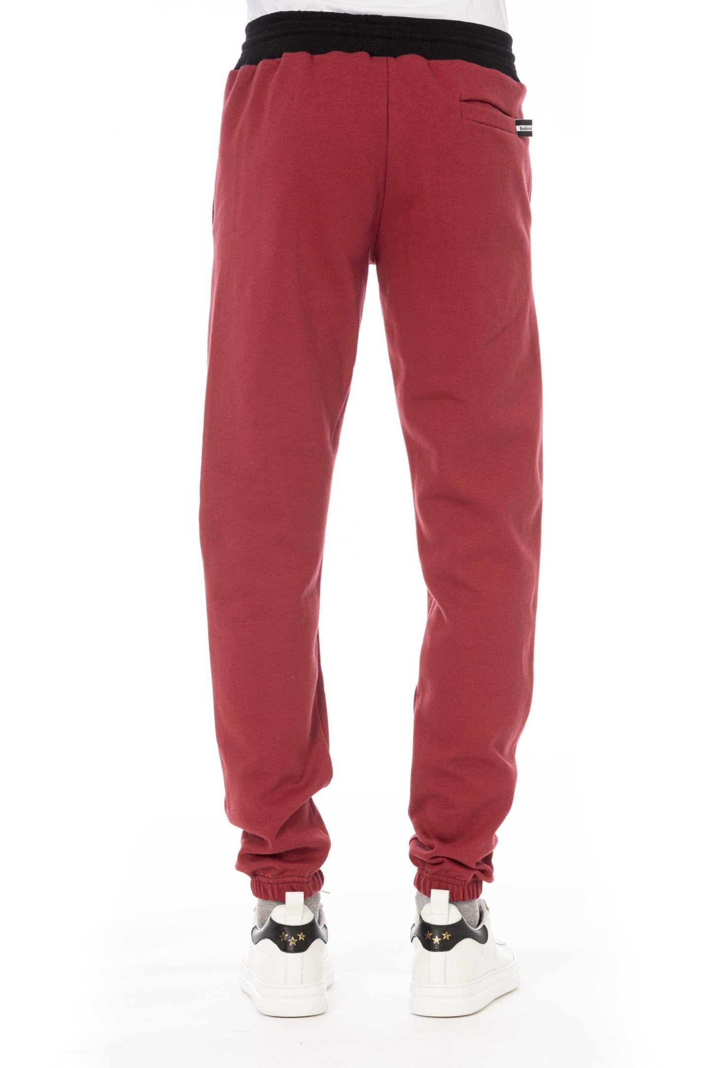 Red Cotton Men Pants