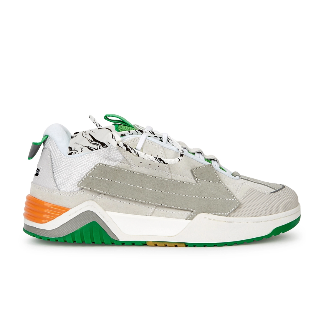 Gray Calfskin Men Sneaker