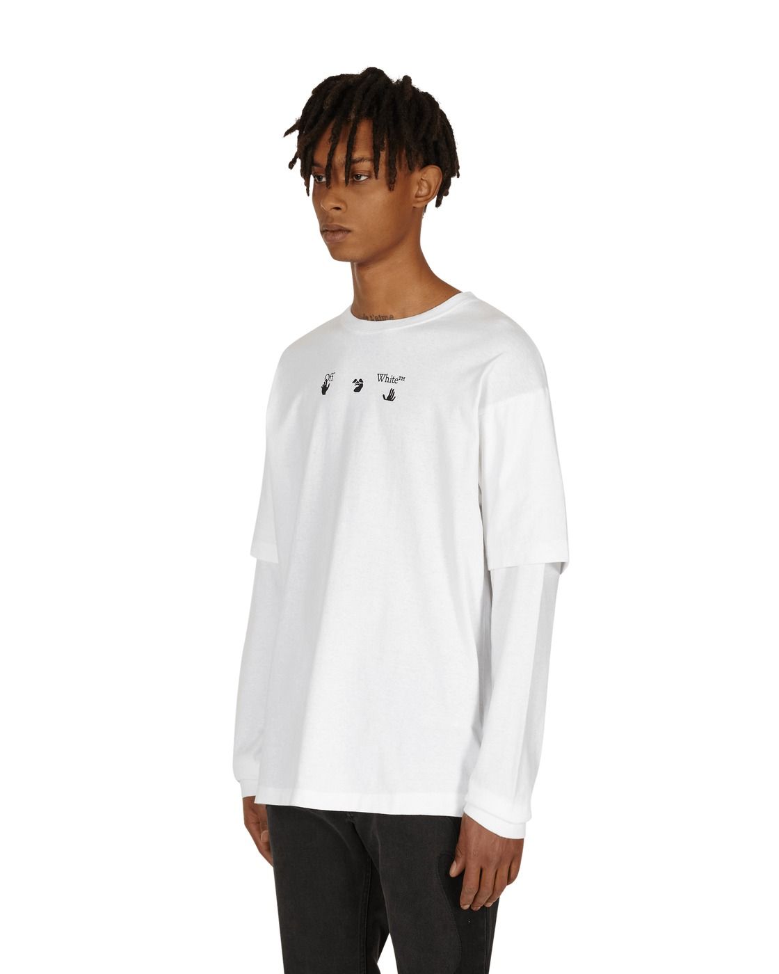 White Cotton Men T-Shirt