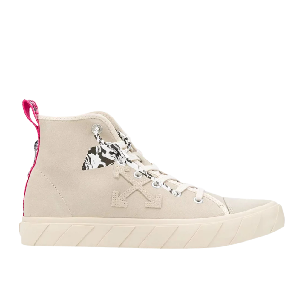 Beige Calfskin Men Sneaker