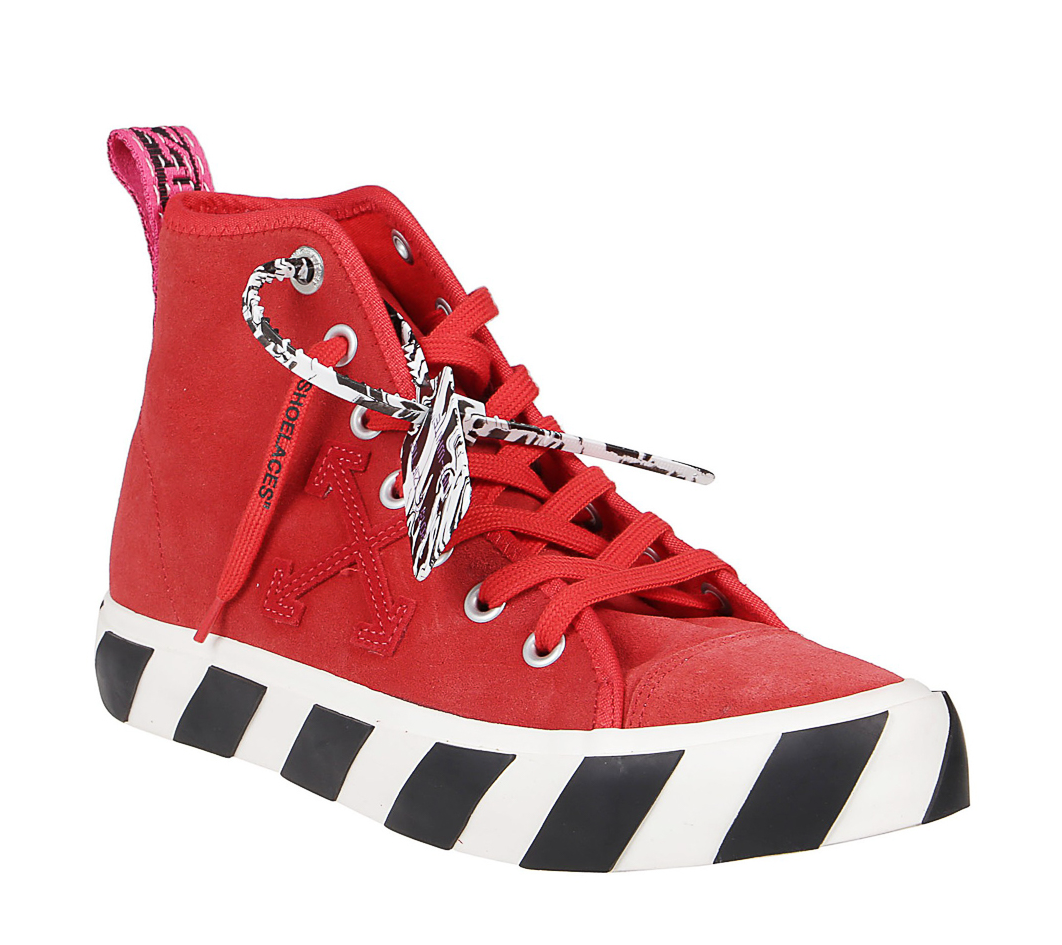 Red Calfskin Men Sneaker