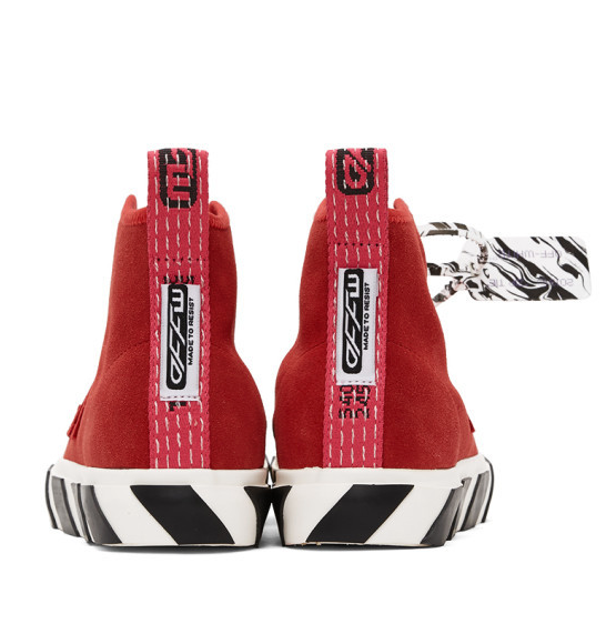 Red Calfskin Men Sneaker