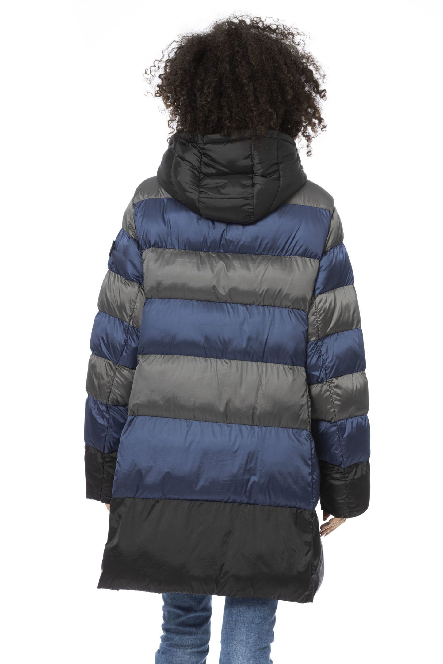 Gray Polyester Women Jacket