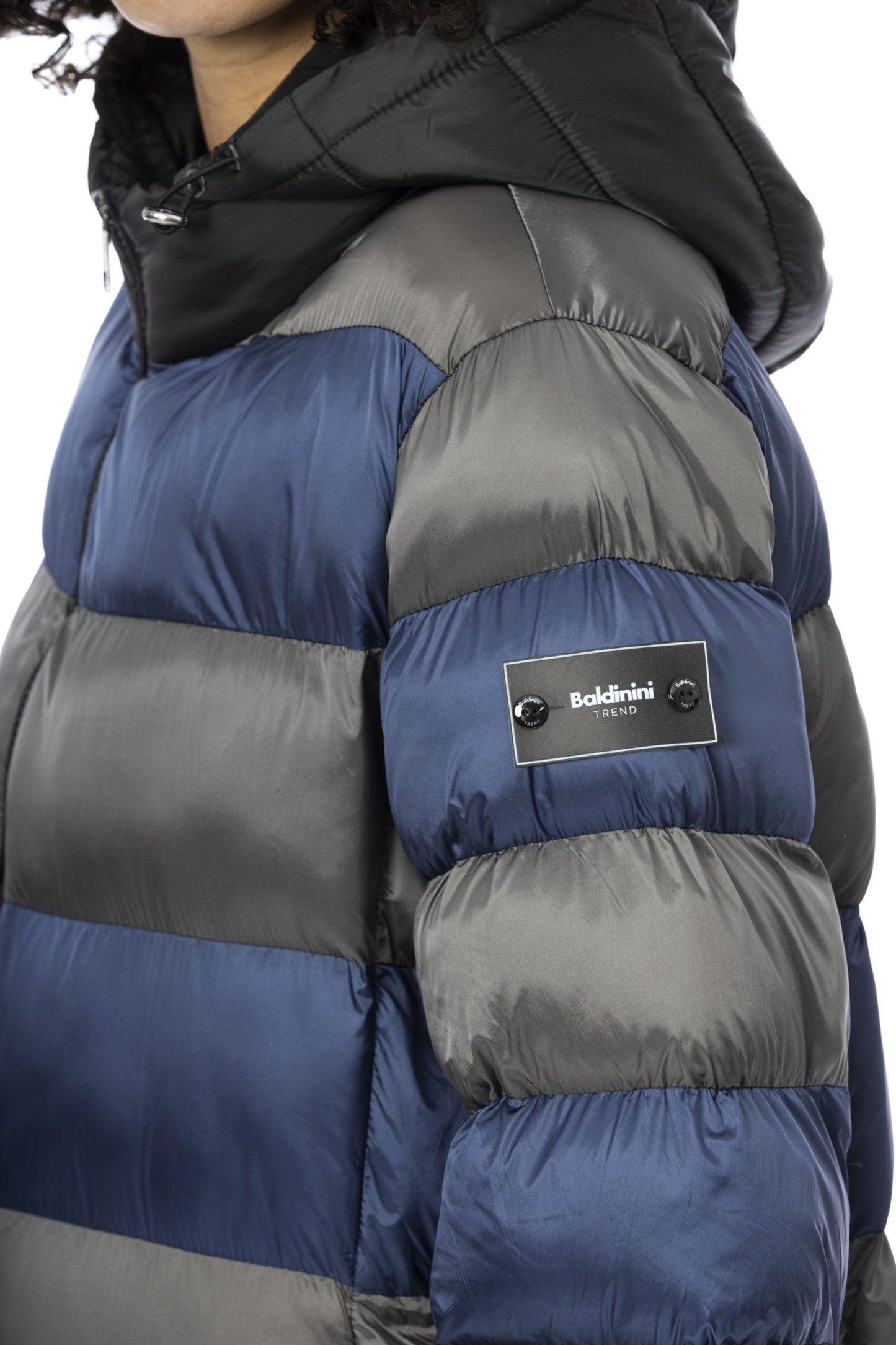 Gray Polyester Women Jacket