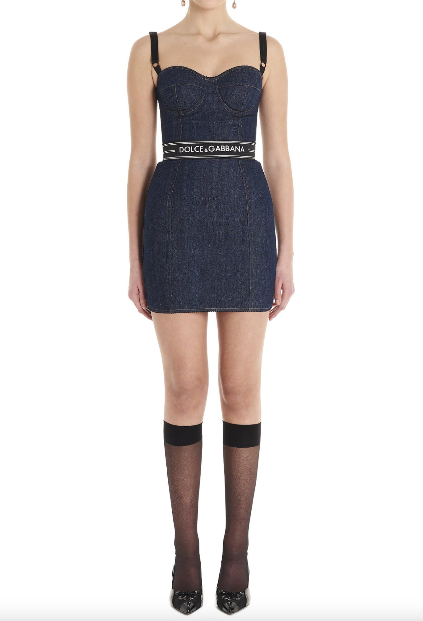 Blue Cotton Women Dress