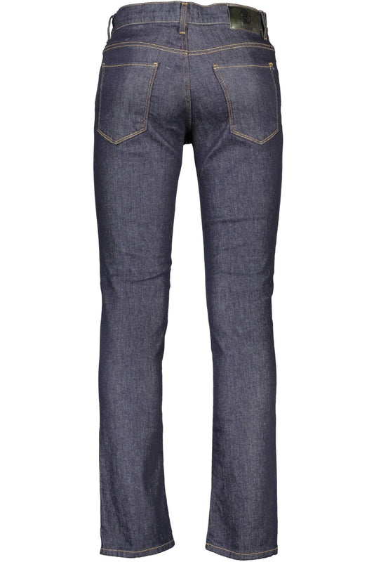 Blue Cotton Men Jean