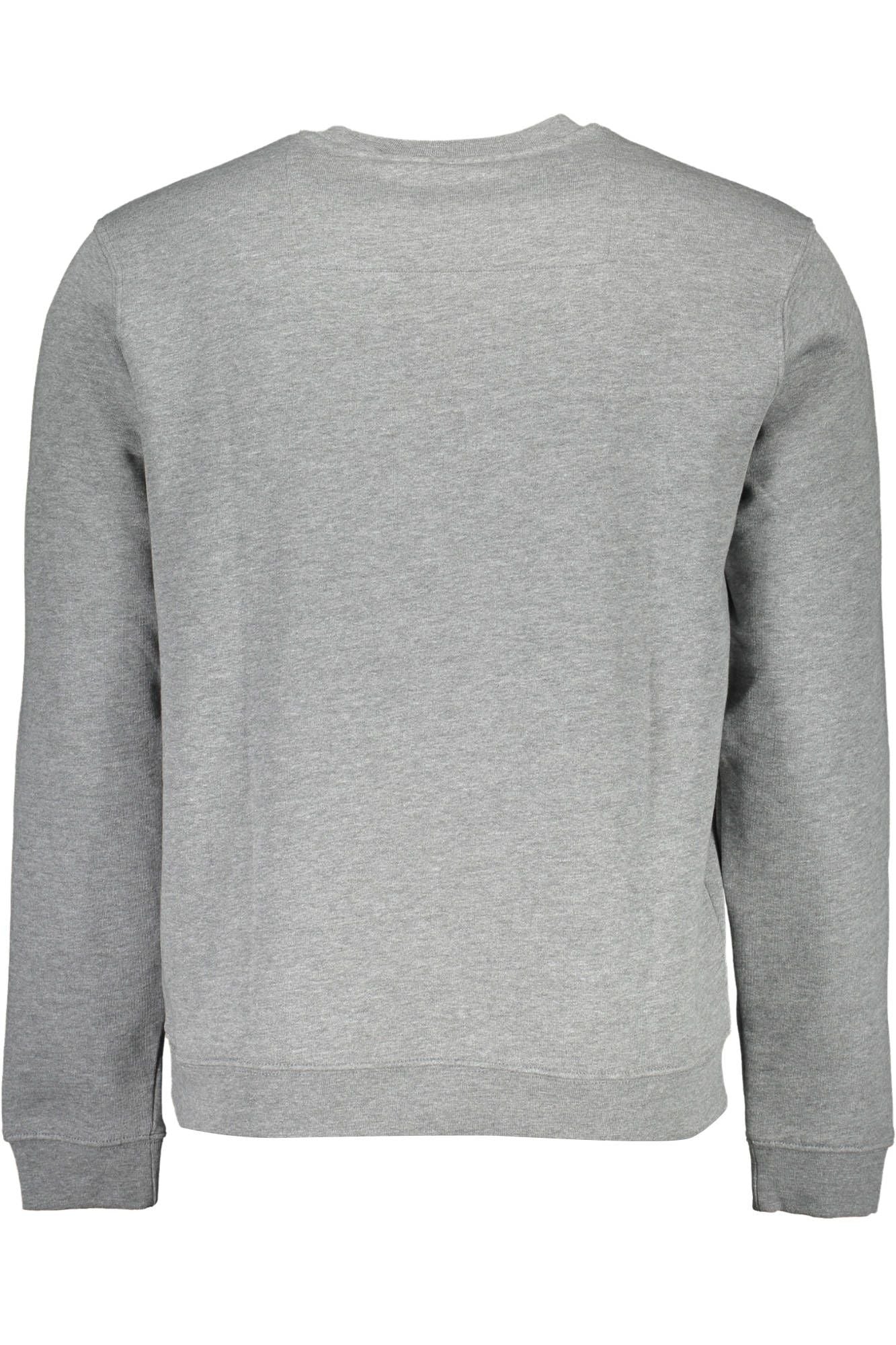 Gray Cotton Men Sweater