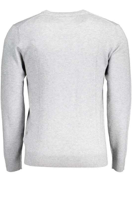 Gray Wool Men Sweater