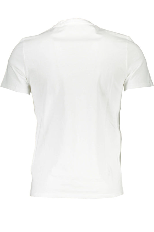 White Cotton Men T-Shirt