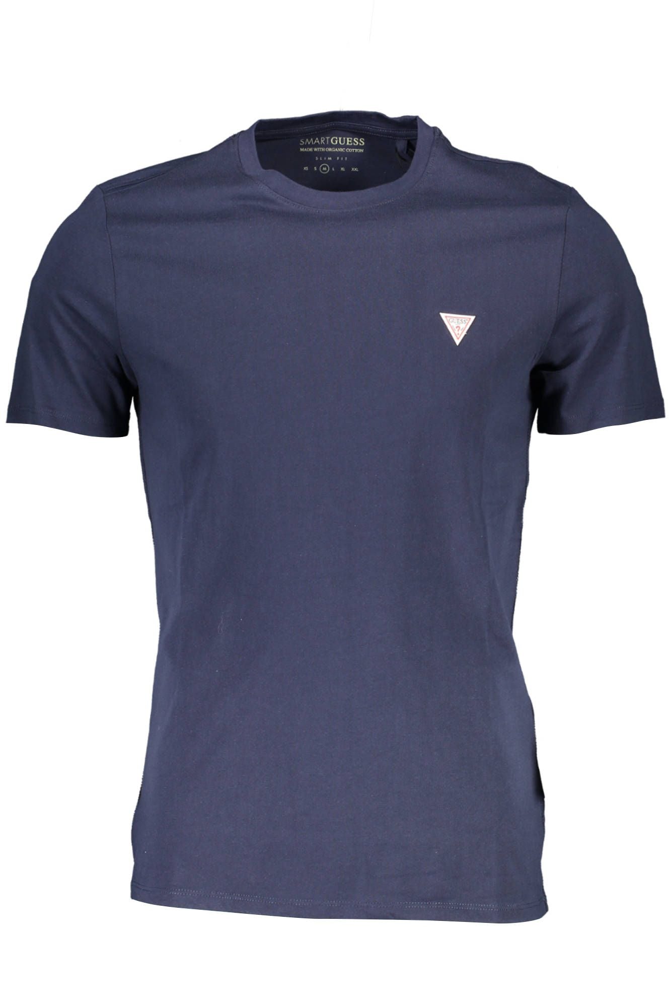 Blue Cotton Men T-Shirt