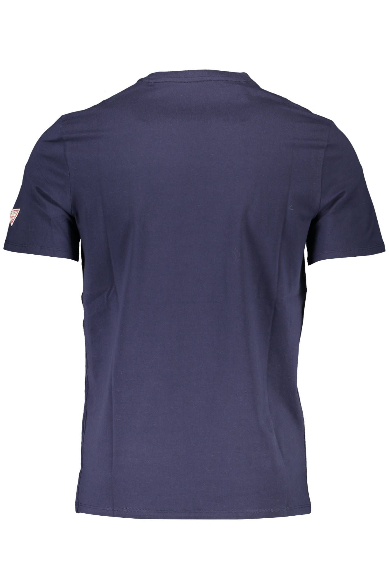 Blue Cotton Men T-Shirt
