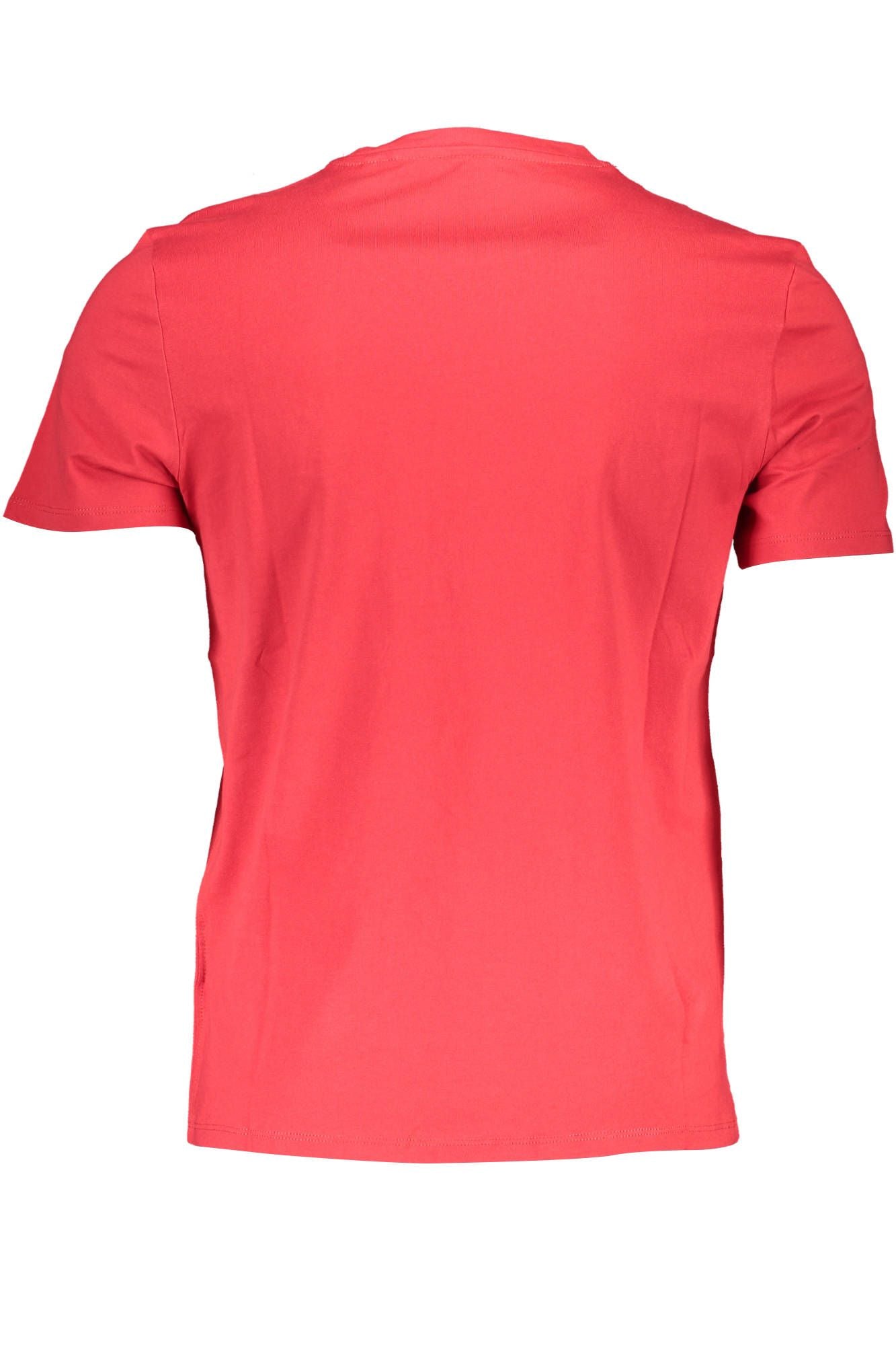 Red Cotton Men T-Shirt
