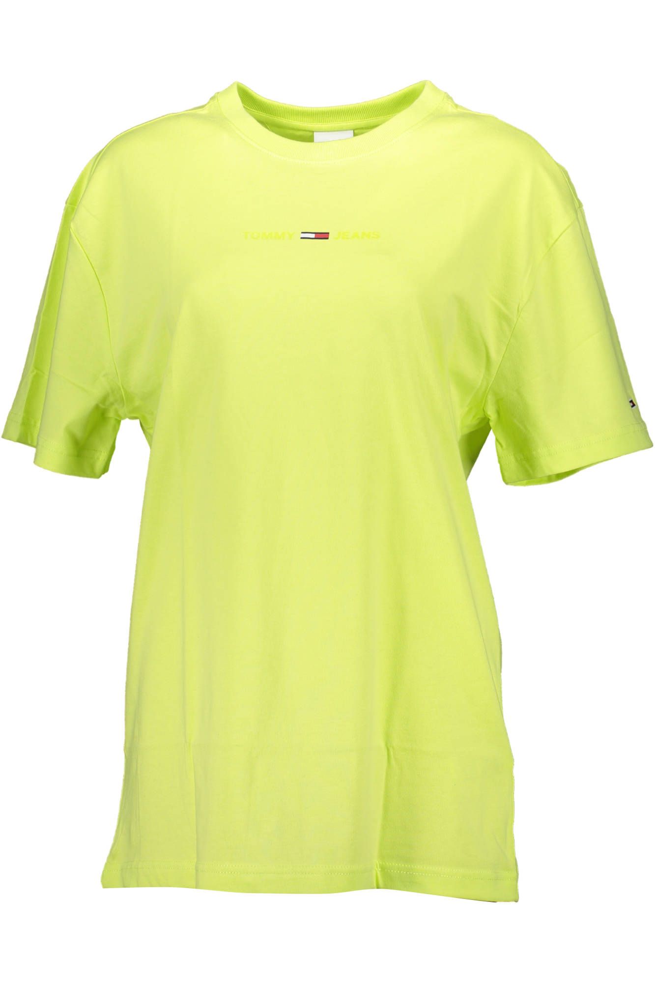 Yellow Cotton Men T-Shirt