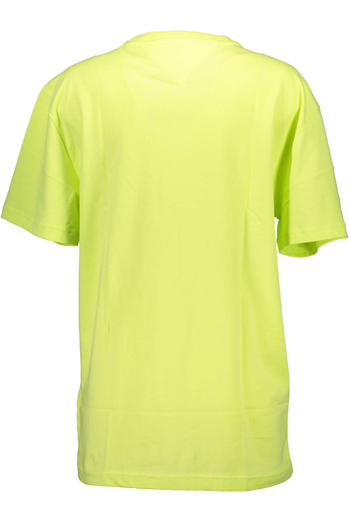 Yellow Cotton Men T-Shirt