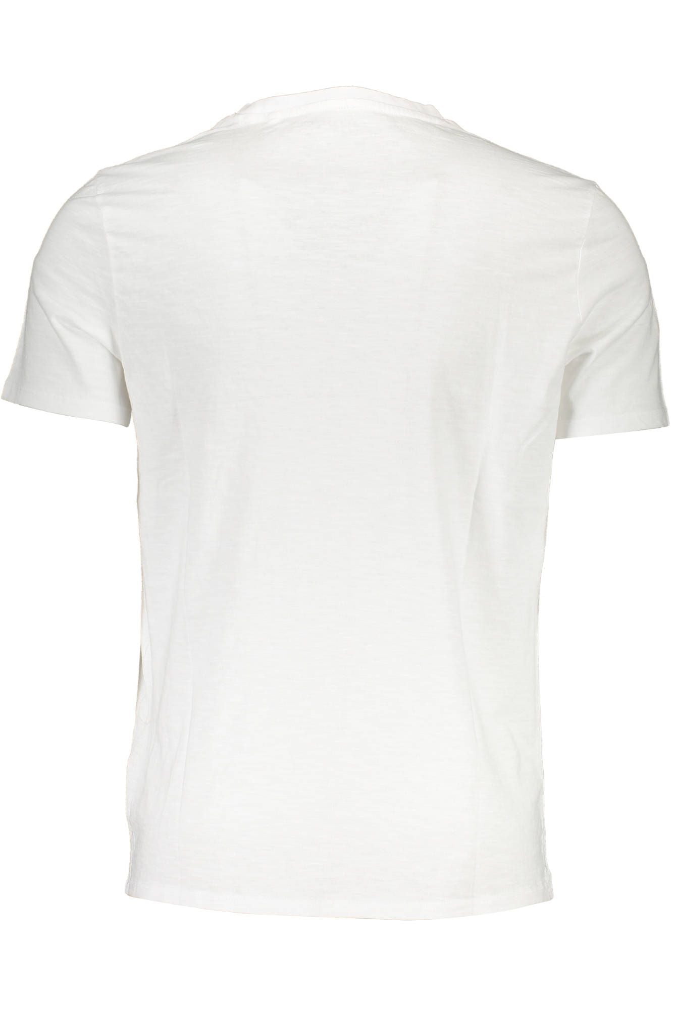 White Cotton Men T-Shirt