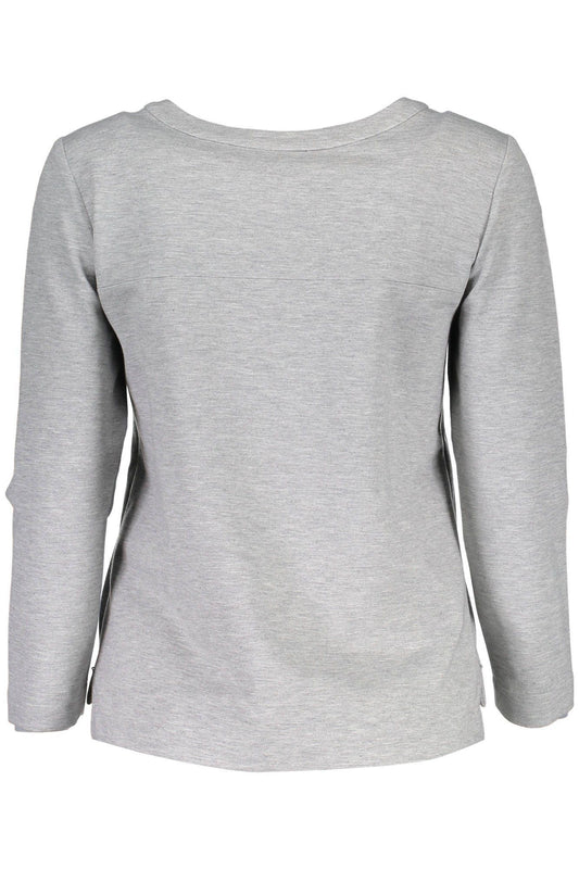 Gray Elastane Women Sweater