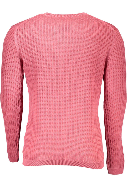 Red Cotton Men Sweater