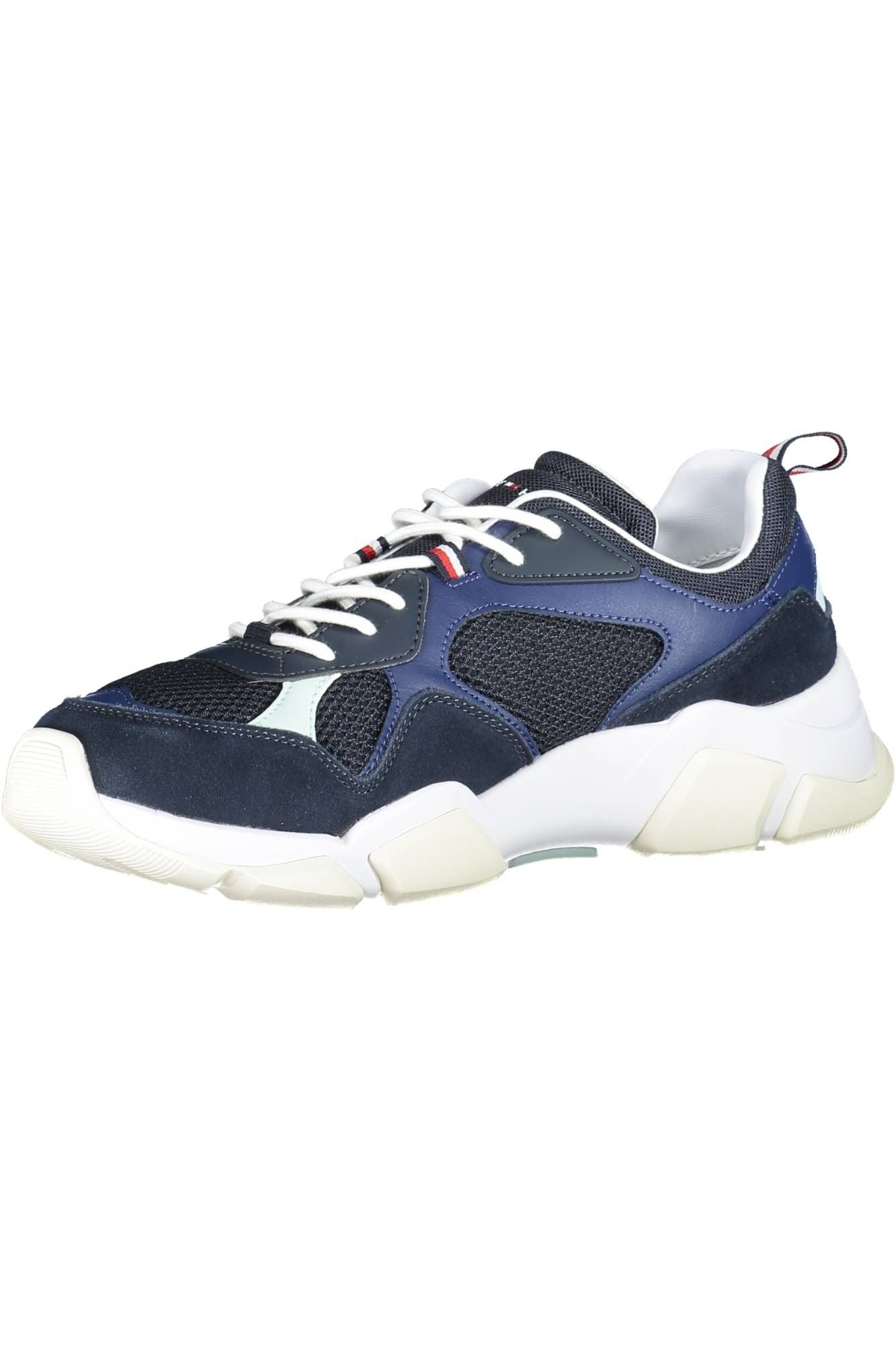 Blue Fabric Men Sneaker