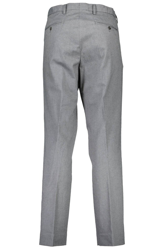 Gray Cotton Men Pant