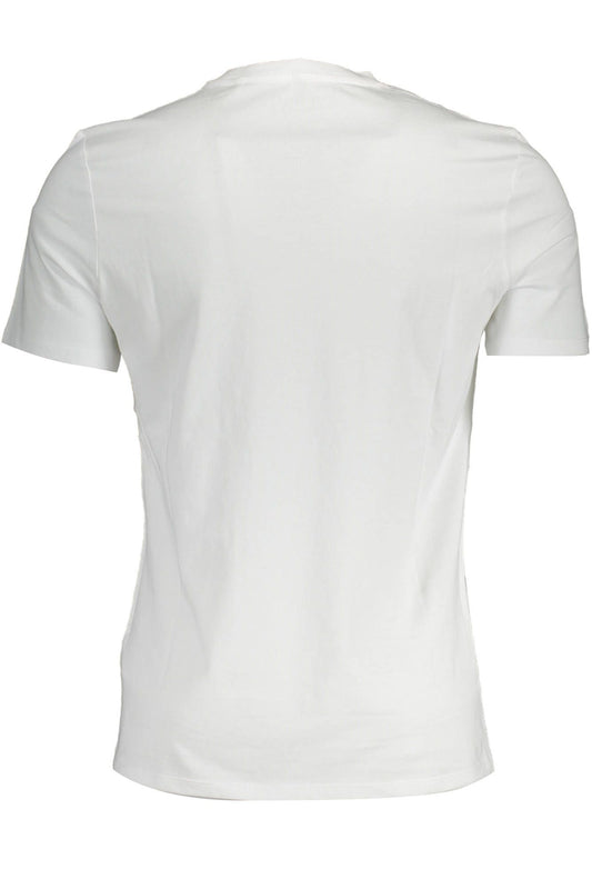 White Cotton Men T-Shirt