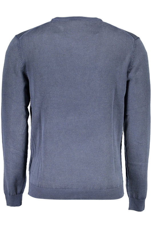 Blue Organic Cotton Men Sweater