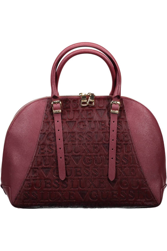 Purple Leather Women Handbag