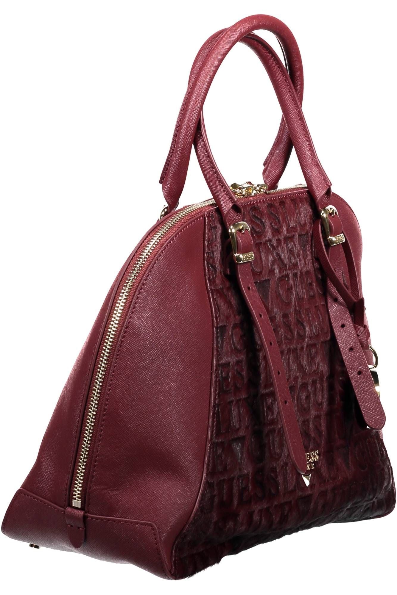 Purple Leather Women Handbag
