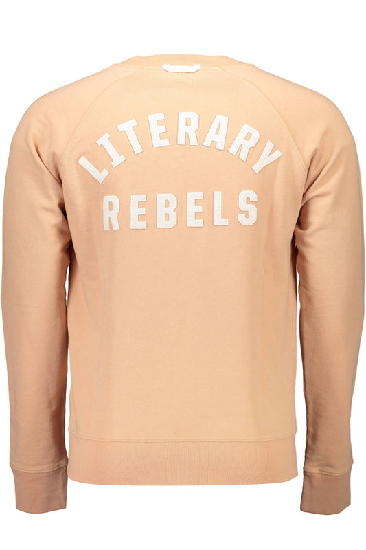 Beige Cotton Men Sweater
