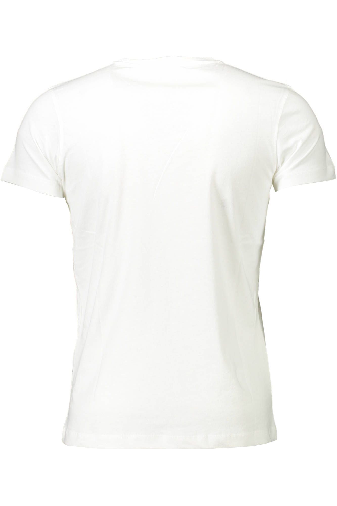 White Cotton Men T-Shirt