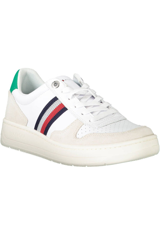 Green Polyester Men Sneaker