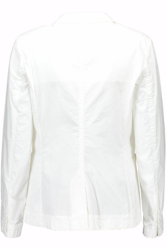White Cotton Women Jacket