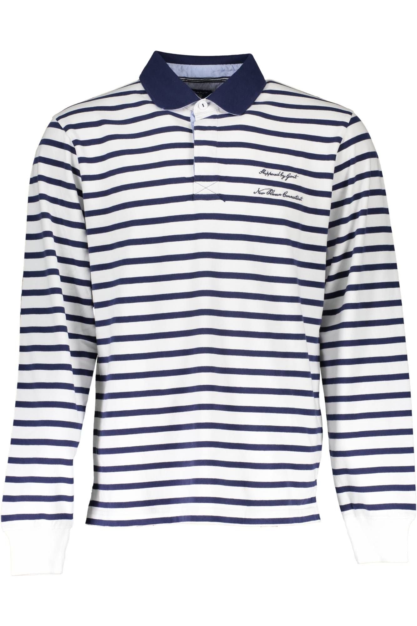 White Cotton Men Polo Shirt