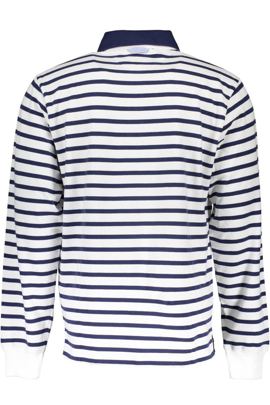 White Cotton Men Polo Shirt