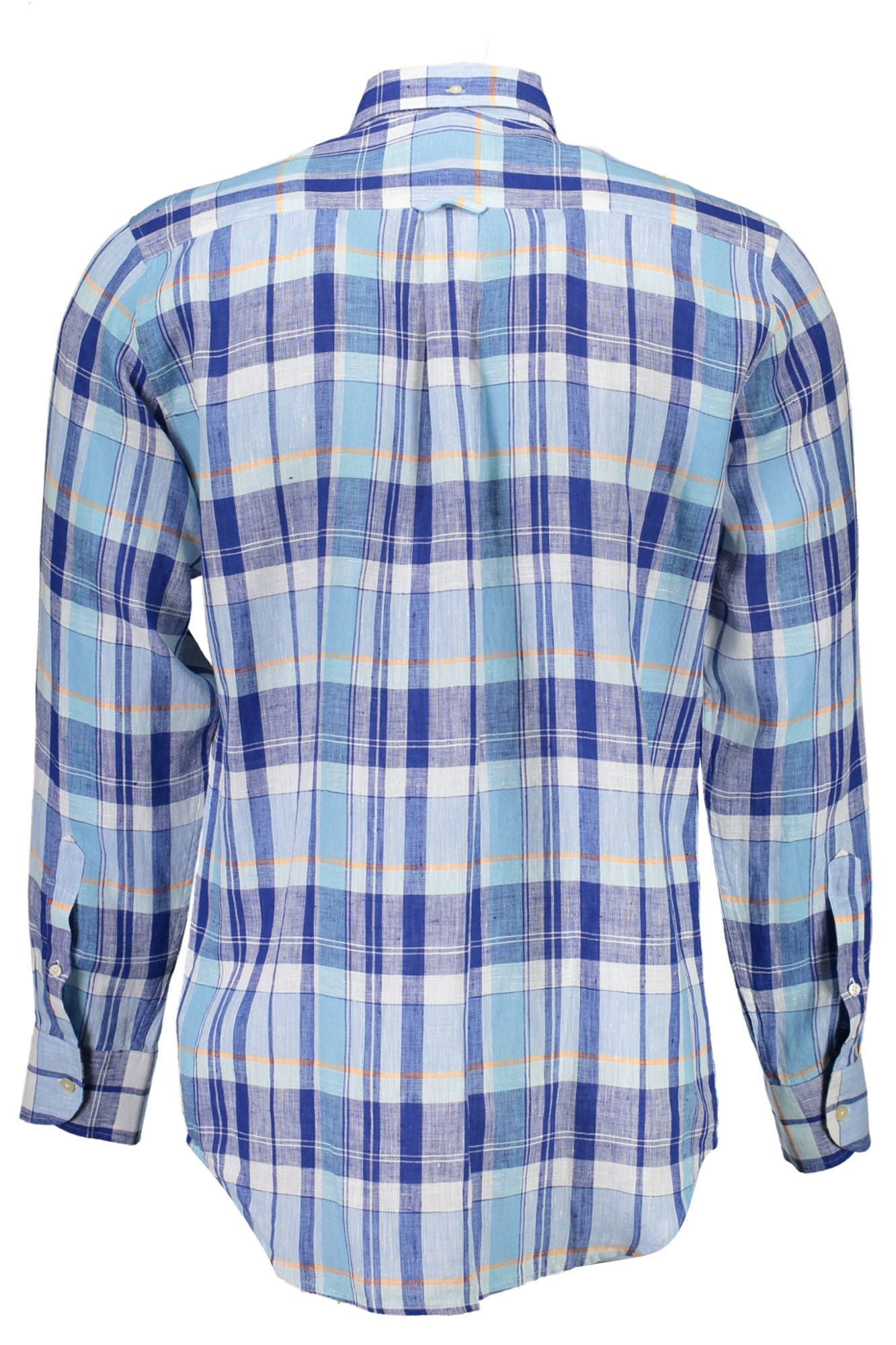 Light Blue Linen Men Shirt