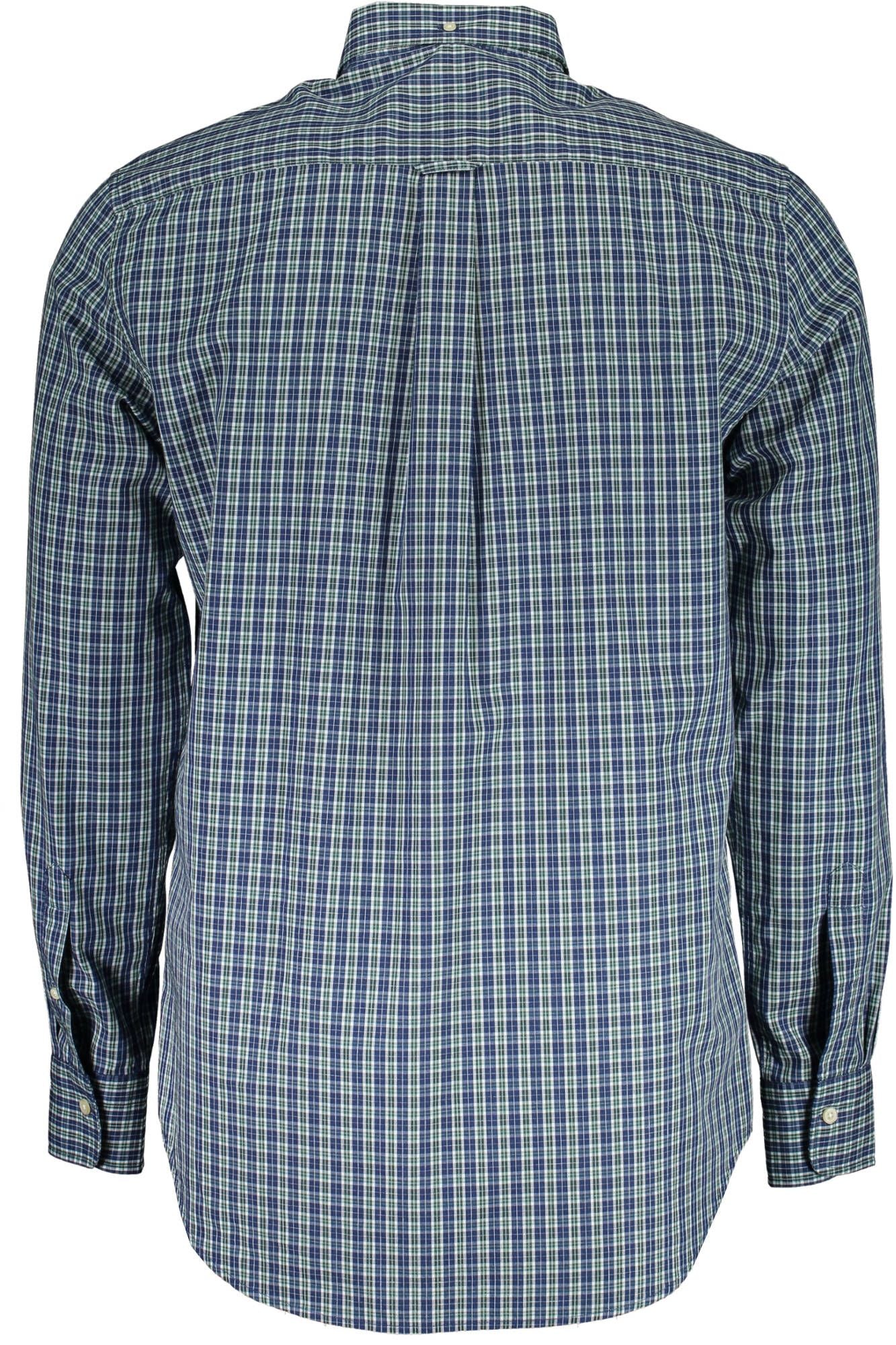 Green Cotton Men Shirt